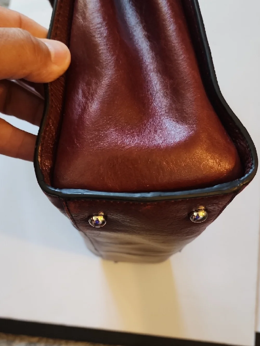 Wilsons Vintage Leather Computer Bag.